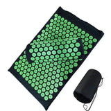 a bag with green buttons on it