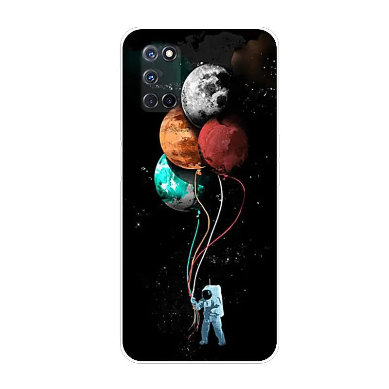 the astronaut and the planets phone case for iphone