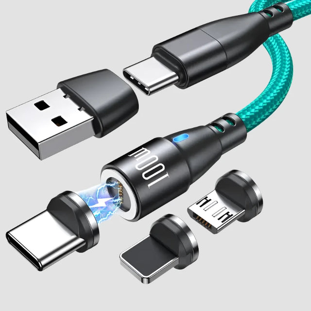 aufu usb cable with lightning and micro usb charging