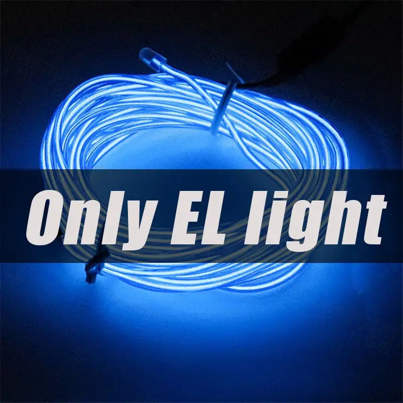 a blue light with the word ovelight