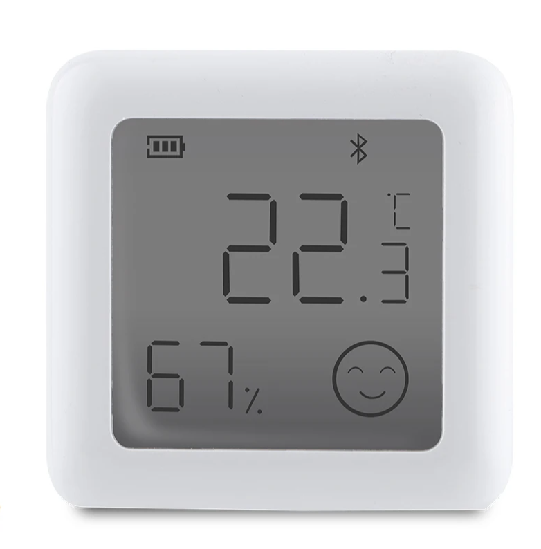 Tuya Smart Mini LCD Temperature Humidity Sensor Display - WiFi Bluetooth Hygrometer Control via SmartLife Google Alexa Apps