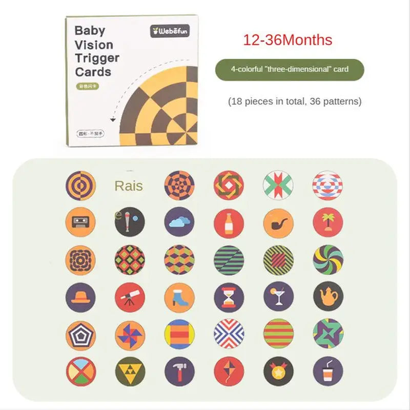 baby vision cards - 4 pack