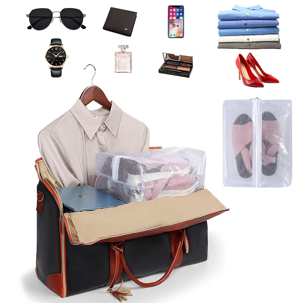 a bag with a laptop, a cell and other items