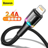 baseus 2 4a usb cable with lightning charging