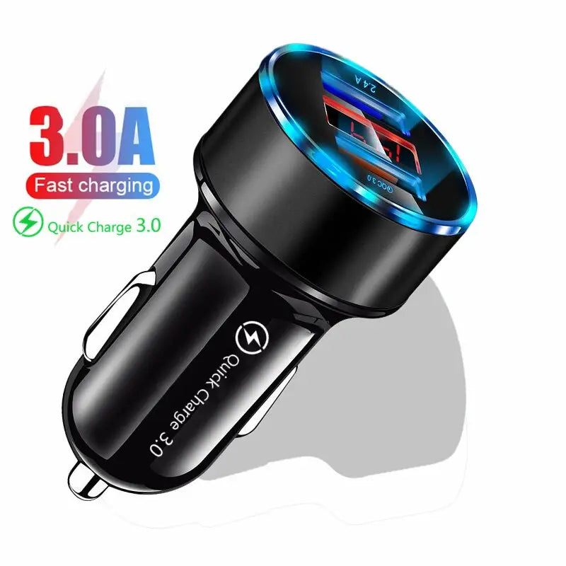 anker car charger with dual usb