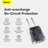 baseus anti - overcharger 6 - circuit protection