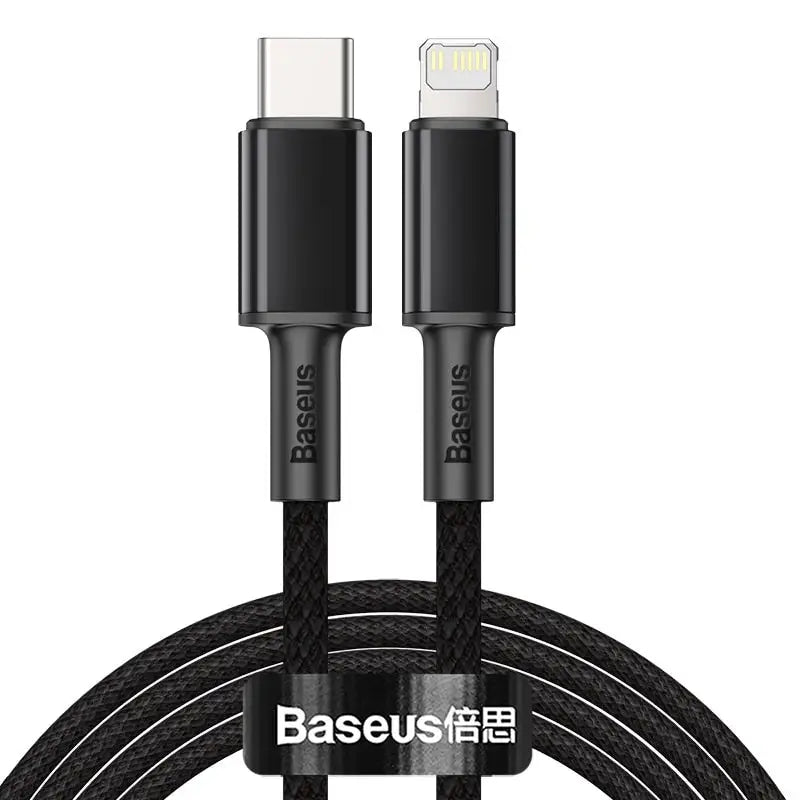 baseus usb cable with lightning and micro usb charging