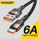 baseus 6a fast charger cable for iphone and android