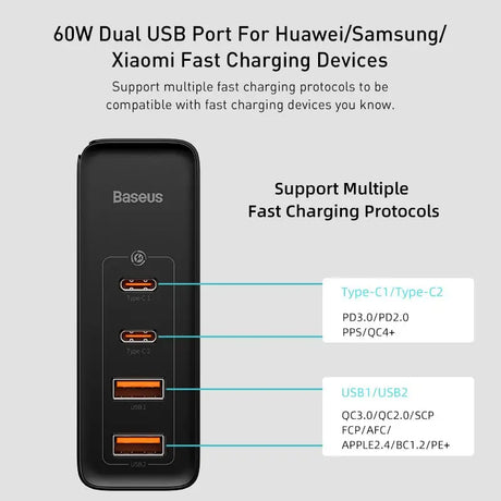 baseus x4u usb power bank