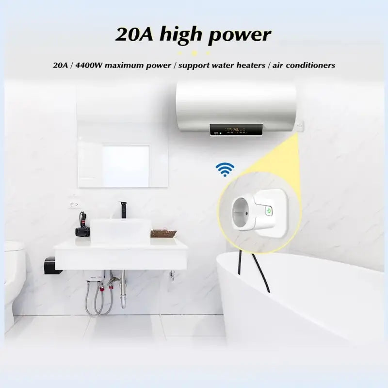 a bathroom with a white sink and a white wall mounted air conditioner