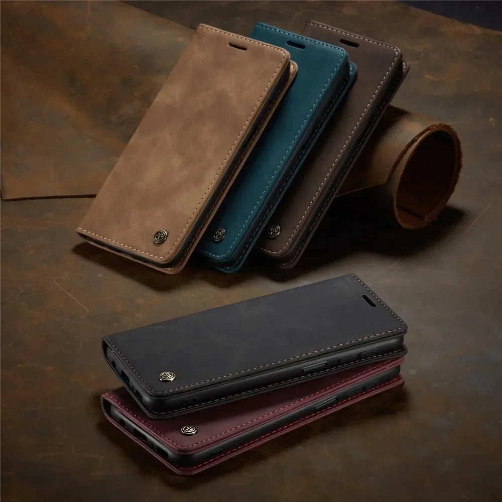 Leather Wallet Style Phone Case for Samsung A53 Luxury Case Wallet Funda Samsung Galaxy A73 A33 A14 A13 A54 24 A23 A34 A 53 5G Flip Stand Cover