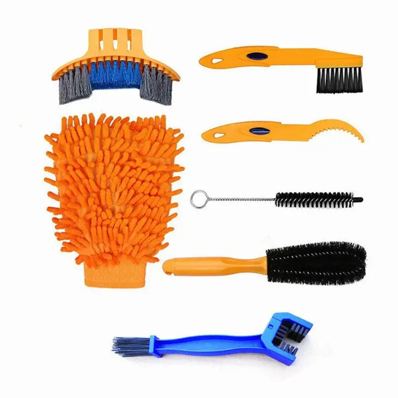 a set of cleaning tools