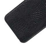 a black alligator skin iphone case