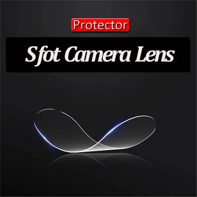 a black background with a white text that says, protect spot camera lens