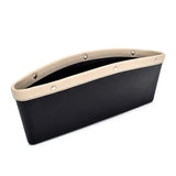 the black and tan leather wallet