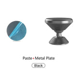 a black and blue plastic knob with a metal base
