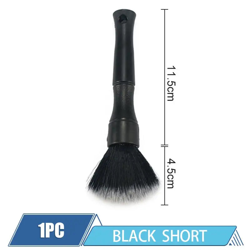 a black brush with a white background