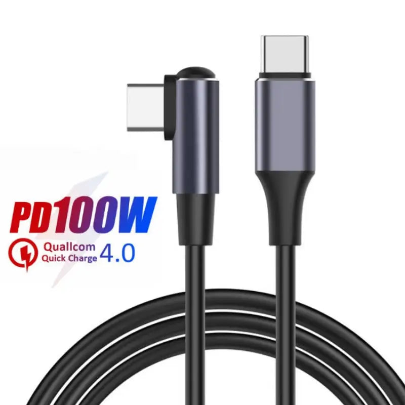 a black usb cable with the logo of the company
