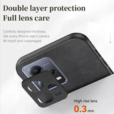 the back of a black case with a camera attached to it