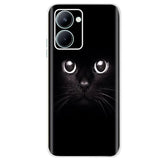 black cat face phone case