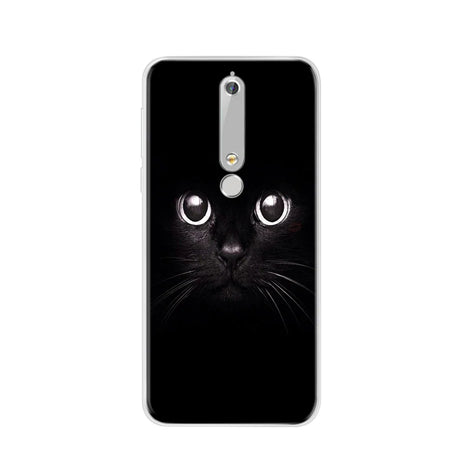 Black cat phone case.