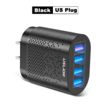 black usb charger