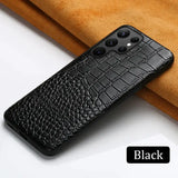 black crocodile skin case for iphone 11