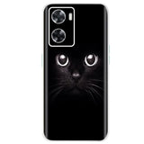 black cat face on black phone case