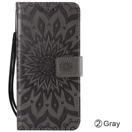 the mandal mandal pattern wallet case for samsung phones