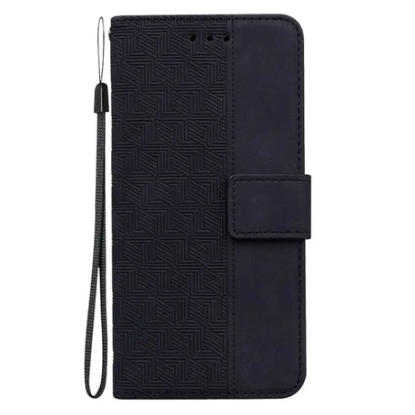 the black leather wallet case with a zipper