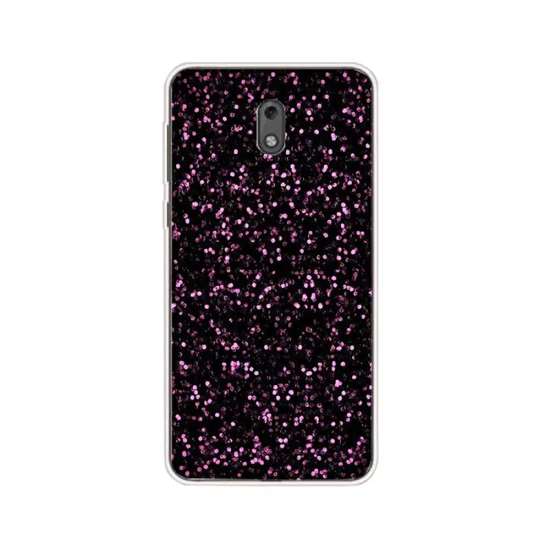 black glitter phone case