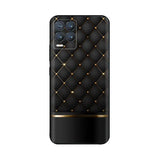 the black leather with gold studs phone case for iphone 11