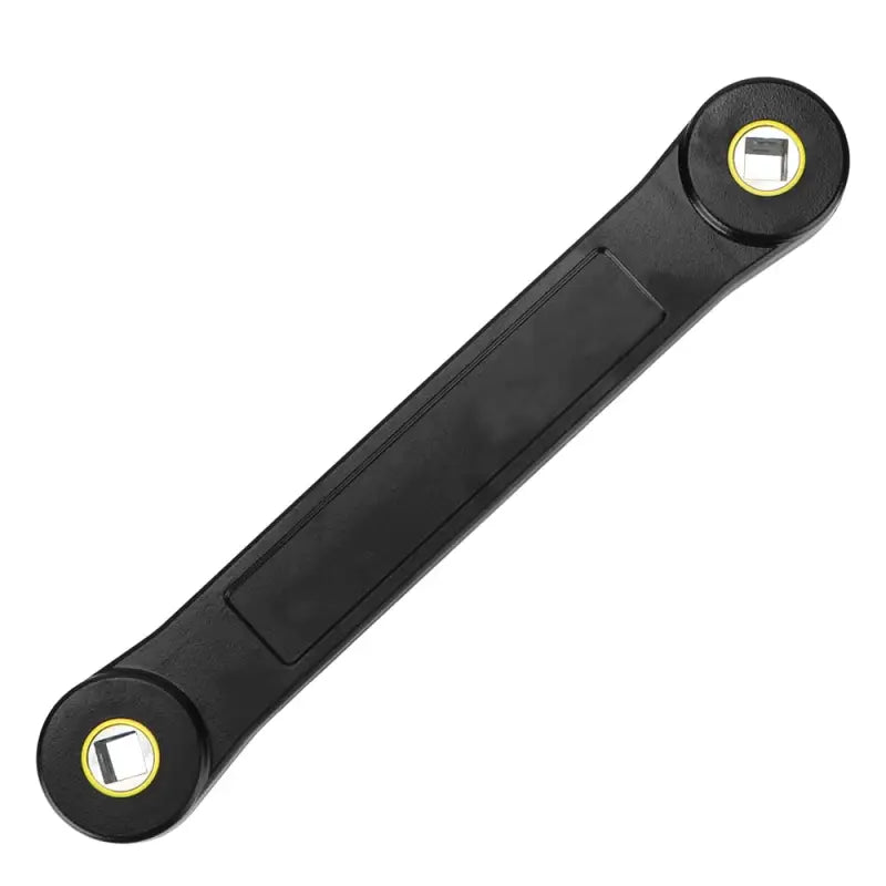 a black and yellow handle for a bike
