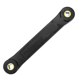 a black and yellow handle for a bike