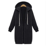 a black hoodedie jacket with a hoodie
