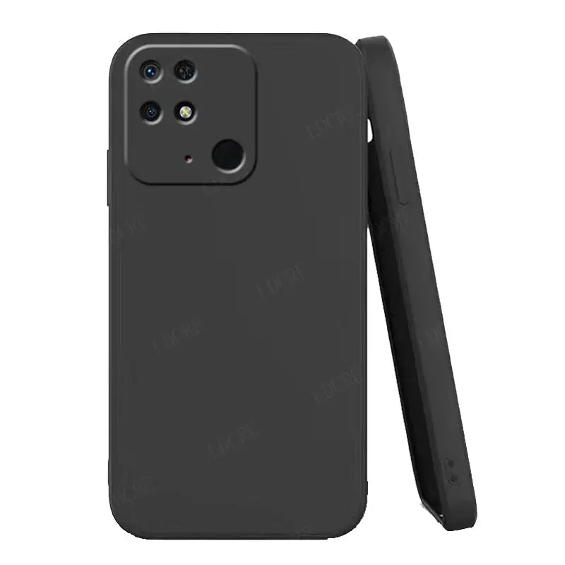 the back of a black iphone 11 with a camera lens
