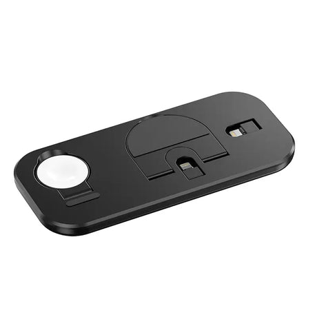 the back of a black iphone case with a camera lens