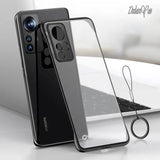 the back of a black iphone case with a camera attached to it