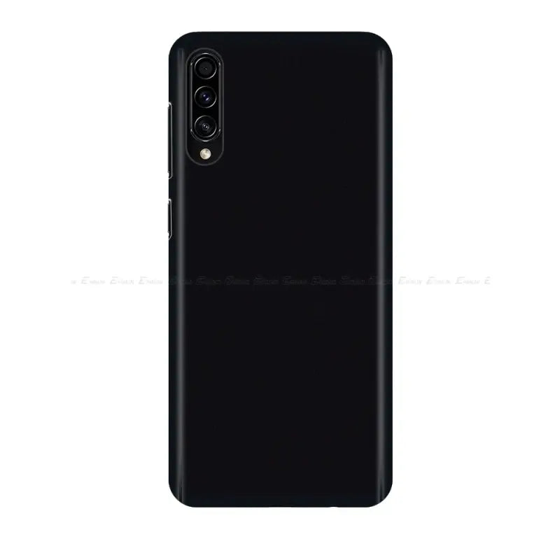 The back of the black iphone case