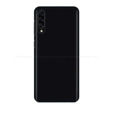 the back of the black iphone case