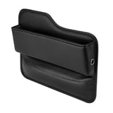 a black leather business card holder