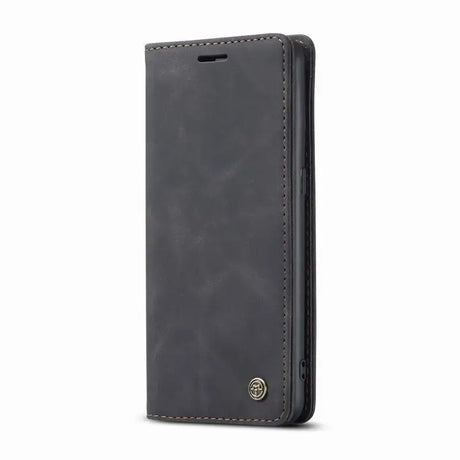 The black leather iphone case