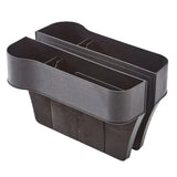 the black leather organizer is a great accessory for storing your items