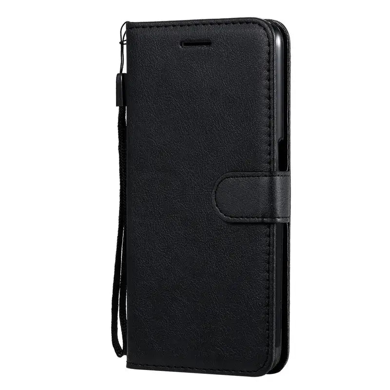the black leather wallet case for the iphone
