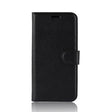 The black leather wallet case for the iphone 5