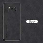 the back and side of a black lg phone