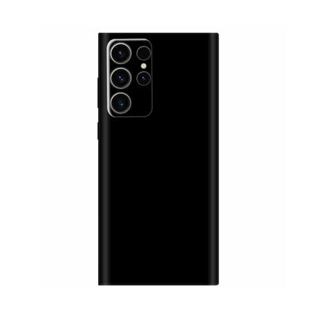 the back of the black oneplar phone