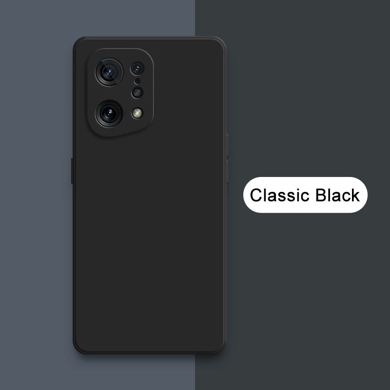 the back of a black oneplar phone with the text classic black