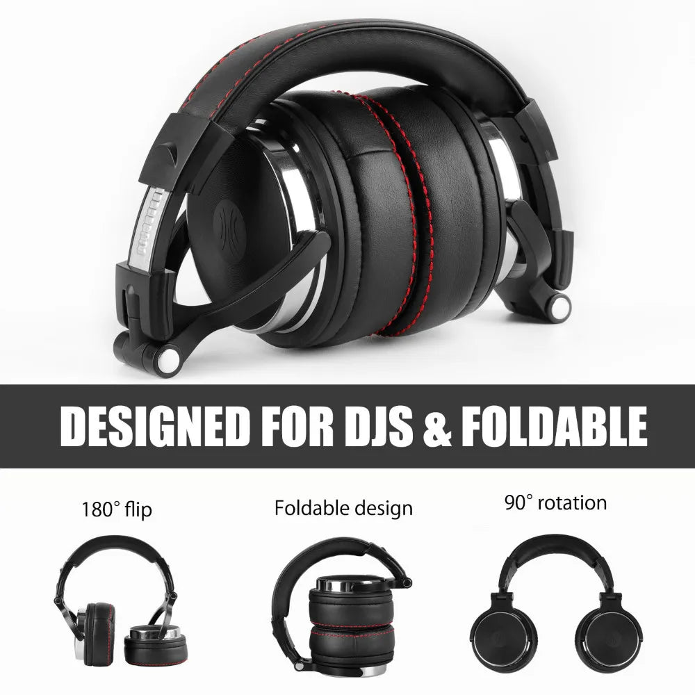 Oneodio Over-Ear Wired Headphones - TWS Noise Cancelling HiFi Stereo Dynamic DJ Studio Monitoring Headset