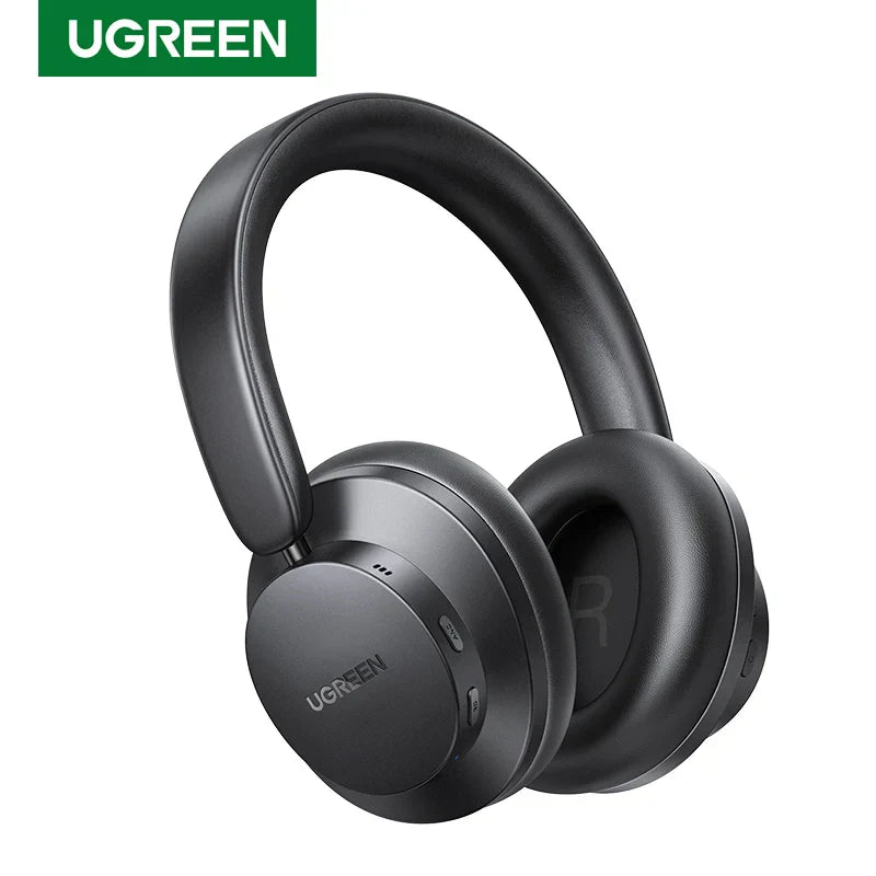 Black over-ear headphones.